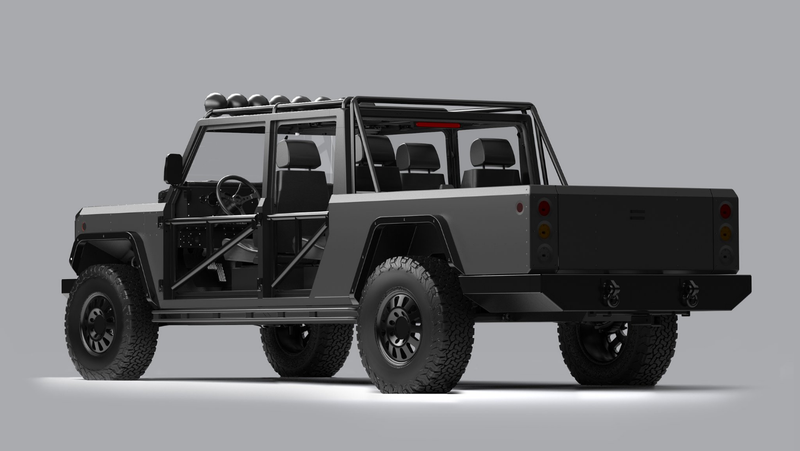 Illustration for article titled Bollinger Has Some Awesome Mods Planned For Its Upcoming Electric Truck